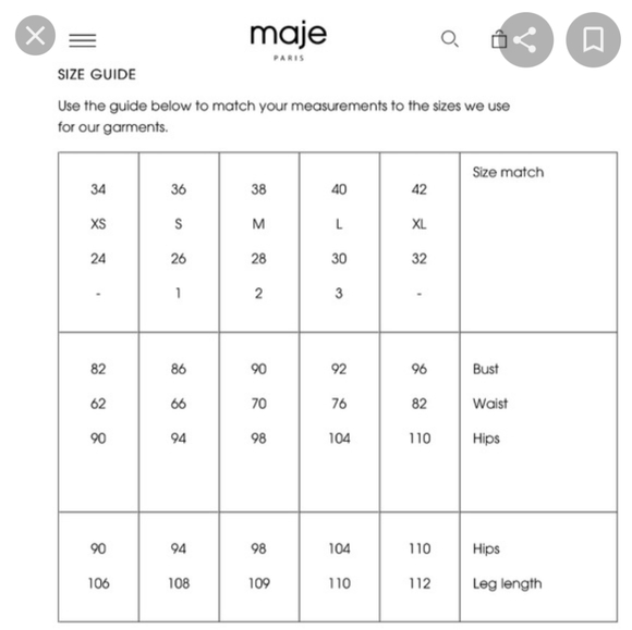 MAJE LAURELINE METALLIC COLORBLOCK DRESS 38/M - Picture 13 of 13